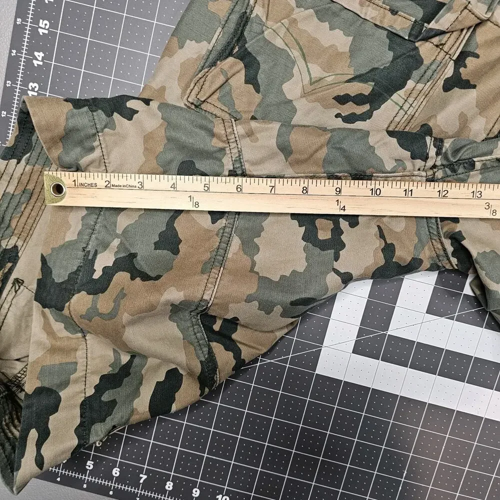 Levis Cargo Shorts 36x12 Camouflage Baggy Loose Y2K 90s Streetwear Skater Long